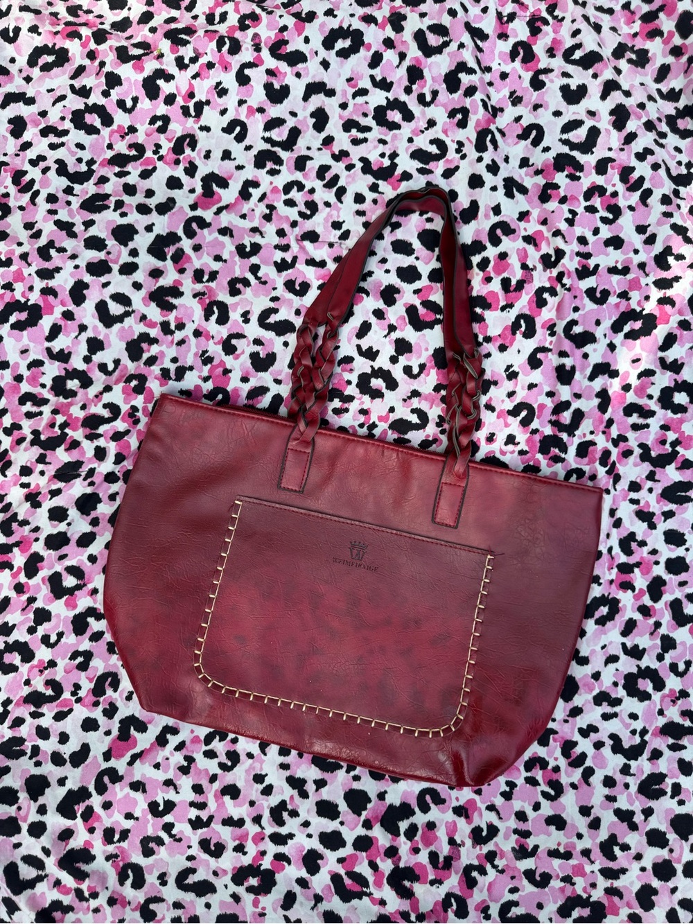 Red Tote Purse